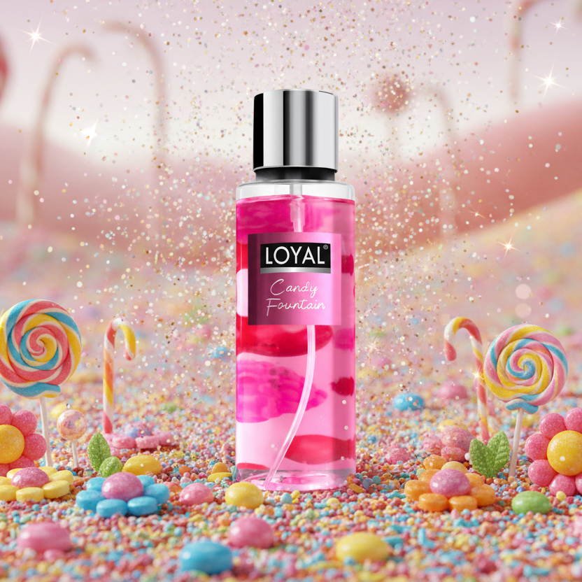 Loyal Body Mist Candy Fountain 250ml | لويال معطر الجسم - 2kShopping