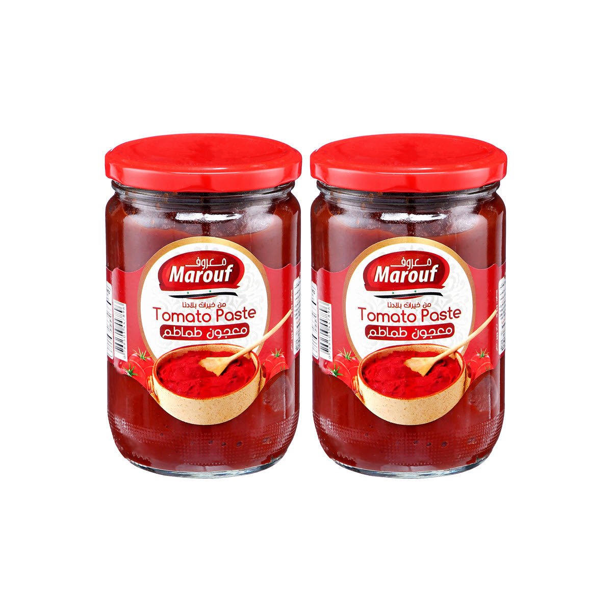 Marouf Tomato Paste 2 x 660g | معروف معجون الطماطم - 2kShopping