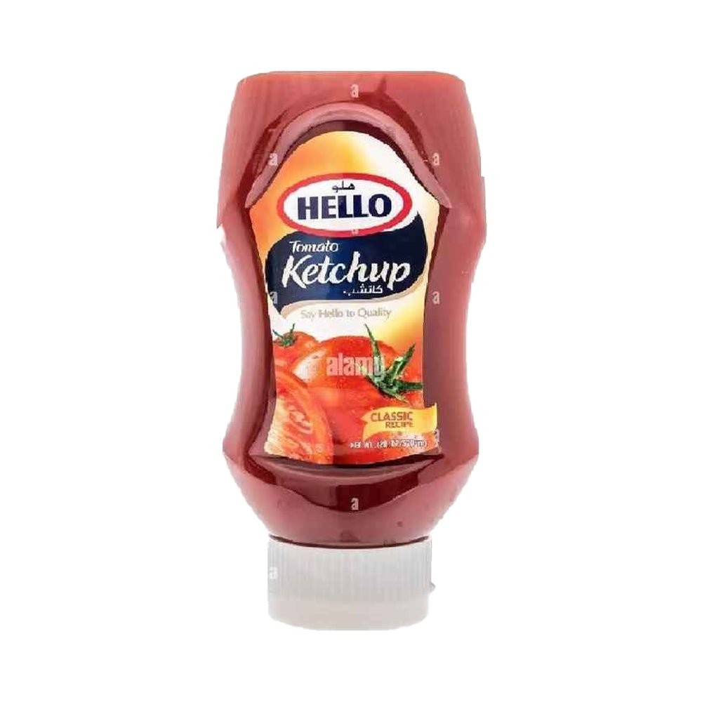 Hello Regular Ketchup 910g (Exp:31/12/2025)| هلو صلصة الكاتشب - 2kShopping