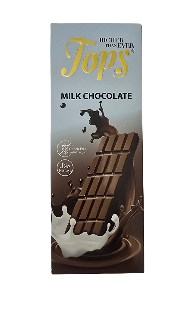 Tops Milk Chocolate Bar 100g - 2kShopping