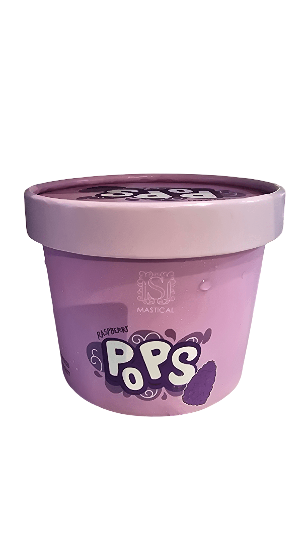 Mastical Pops Raspberry 110g | مستيكال ايسكريم بوبس توت العليق - 2kShopping