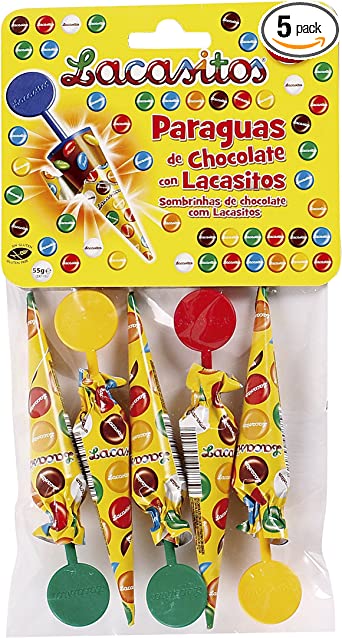 Lacasitos Chocolate Umbrellas 55g | لاكاسيتوس مظلات الشوكولا - 2kShopping