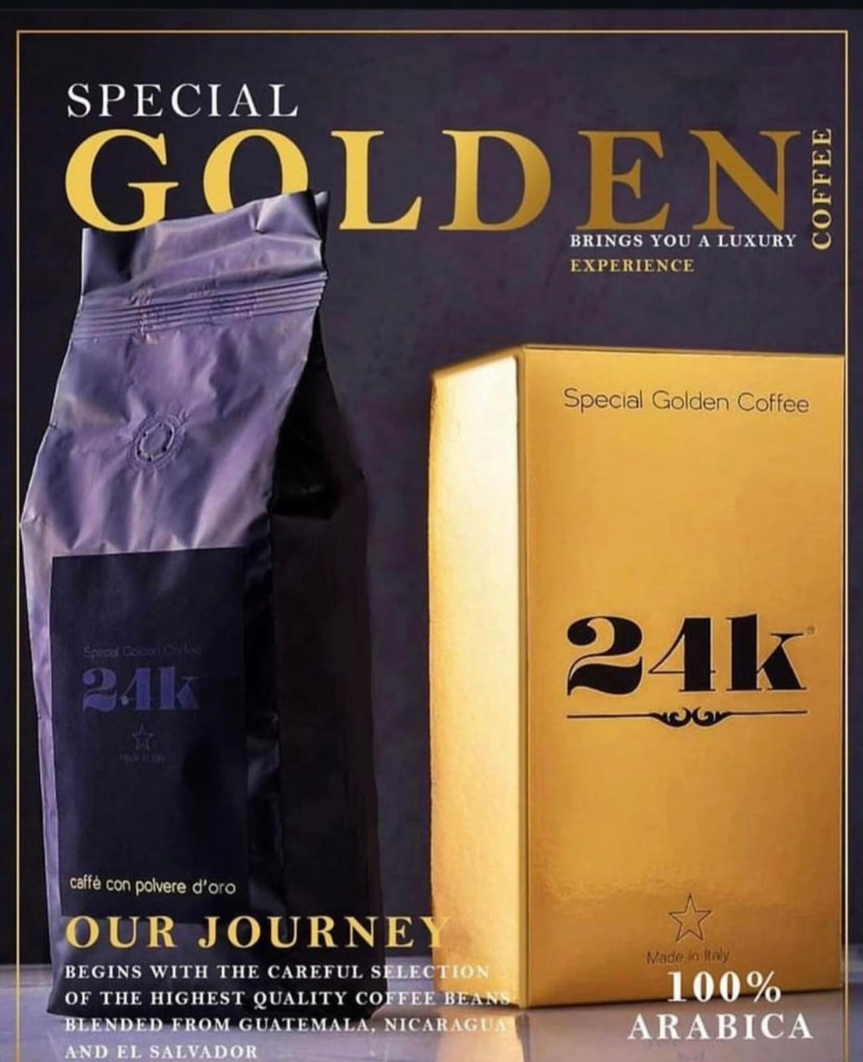 24K Golden Coffee 500g - 2kShopping