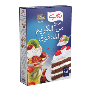 Whipy Whipped Topping Mix Vanilla 152g | مزيج كريمة مخفوقة بنكهة الفانيليا - 2kShopping