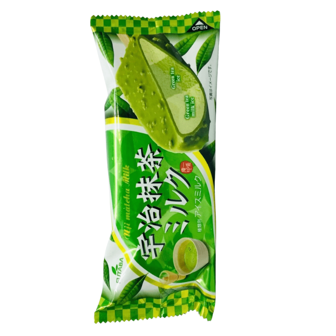 Japanese Uji Matcha Milk Ice Bar 115m|ايس كريم بالحليب و الماتشا - 2kShopping
