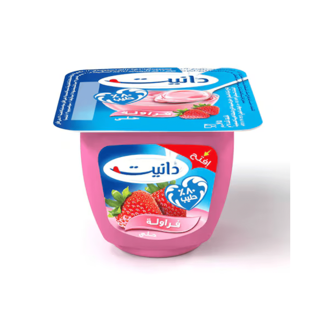 Danette Strawberry Dessert 90g | دانيت حلا الفراولة - 2kShopping
