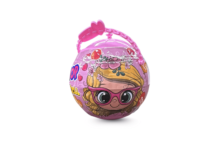 Joytop Sweet Doll Bag Lollipop with Surprise Τοy 11g | جوي توب حقيبة دمية مع مصاصة و لعبة - 2kShopping