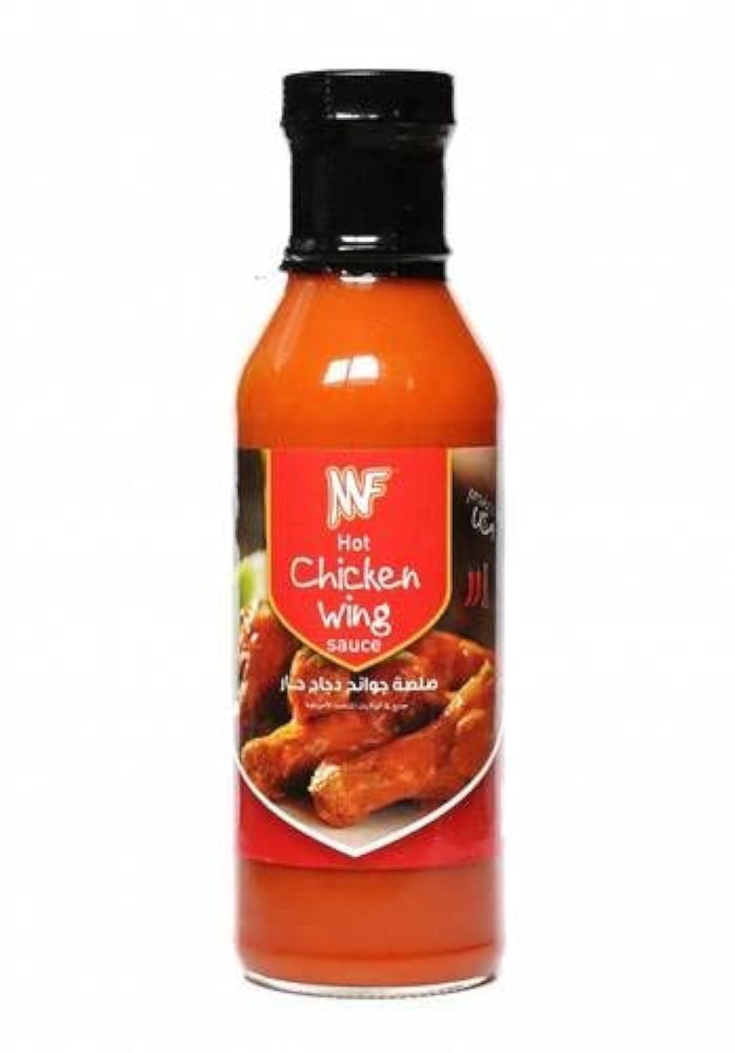 MF Hot Chicken Wings Sauce 16 oz | ام اف صلصة أجنحة الدجاج الحارة - 2kShopping