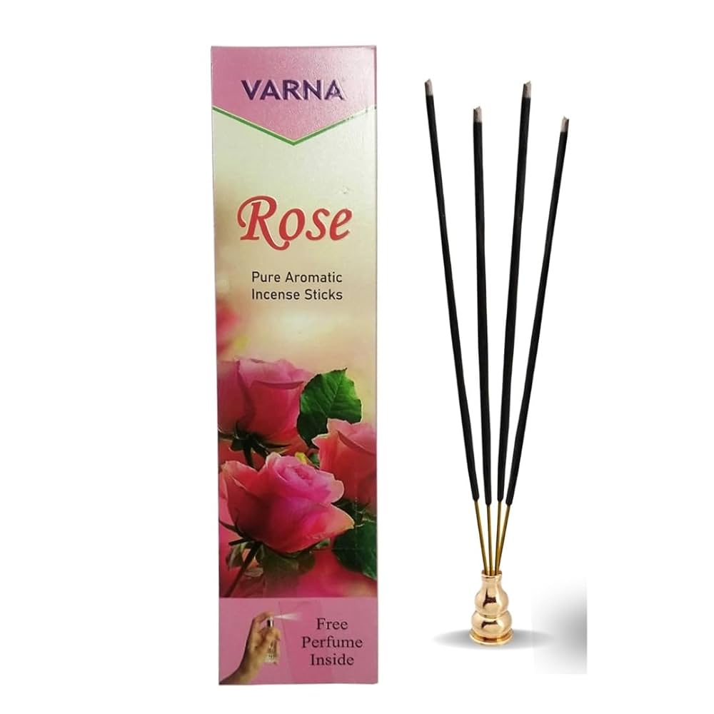 Varna Rose Pure Aromatic Incense 20 Sticks - 2kShopping