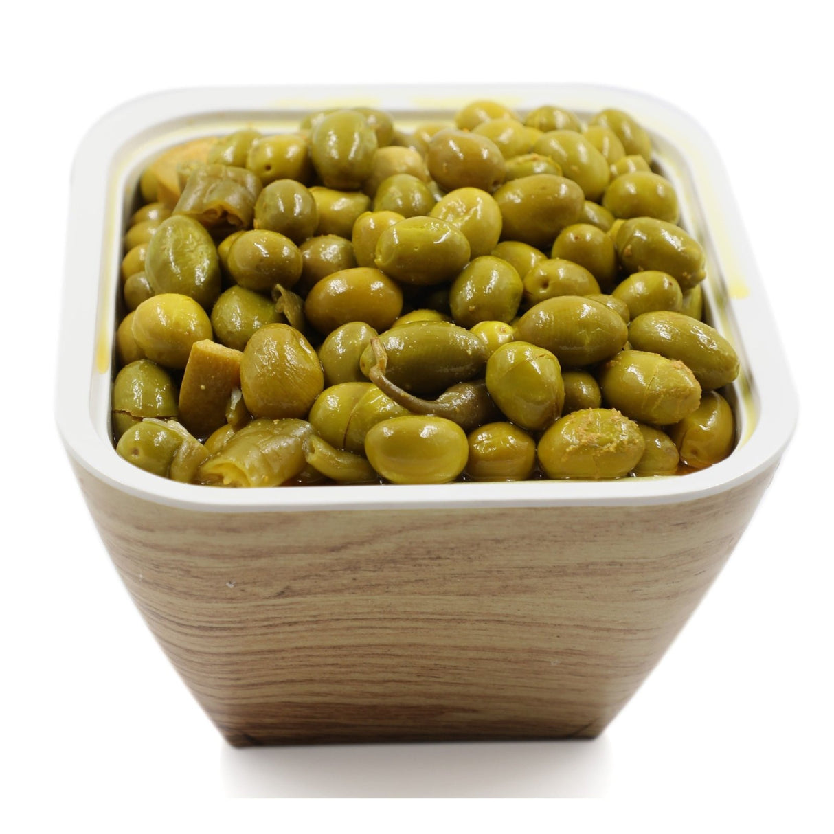 Jordanian Green Olives in Oil 15Kg | زيتون اخضر اردني بالزيت - 2kShopping