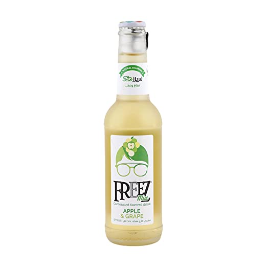 Freez Apple and Grape Carbonated Drink 275ml | فريز بنكهة التفاح والعنب - 2kShopping