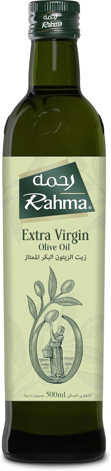 Rahma Olive Oil 500ml | رحمة زيت زيتون بكر ممتاز - 2kShopping