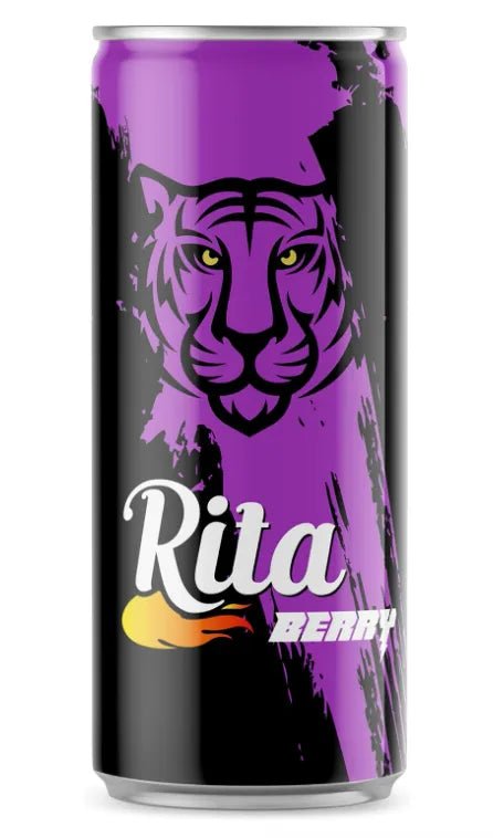 Rita Sparkling Drink Berry Can 240ml | ريتا مشروب غازي بنكهة التوت - 2kShopping