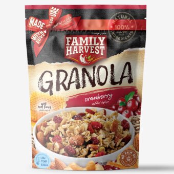 Family Harvest Granola with Cranberries 250g | جرانولا بالكريز - 2kShopping