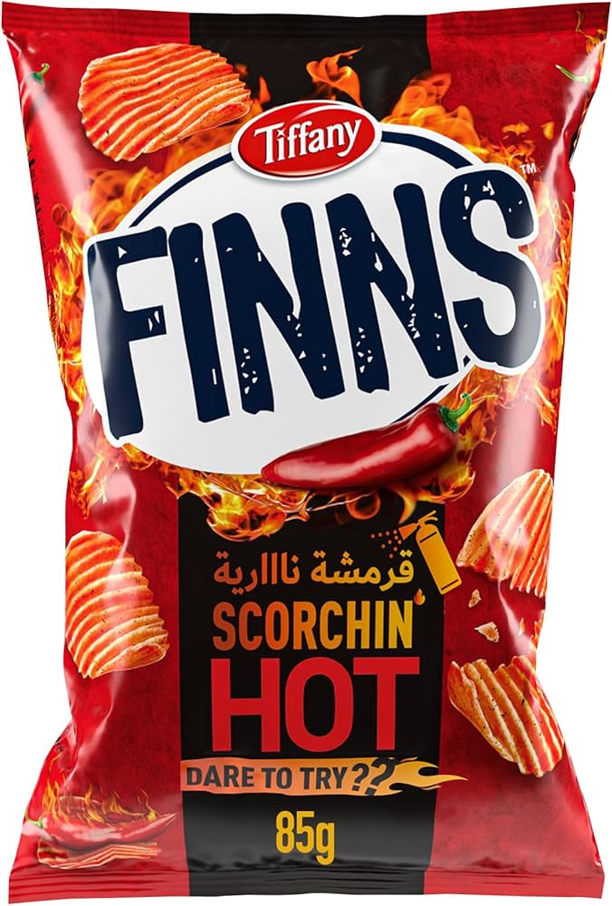 Tiffany Chips Scorching Hot 12g | تيفاني شيبس بالقرمشة النارية