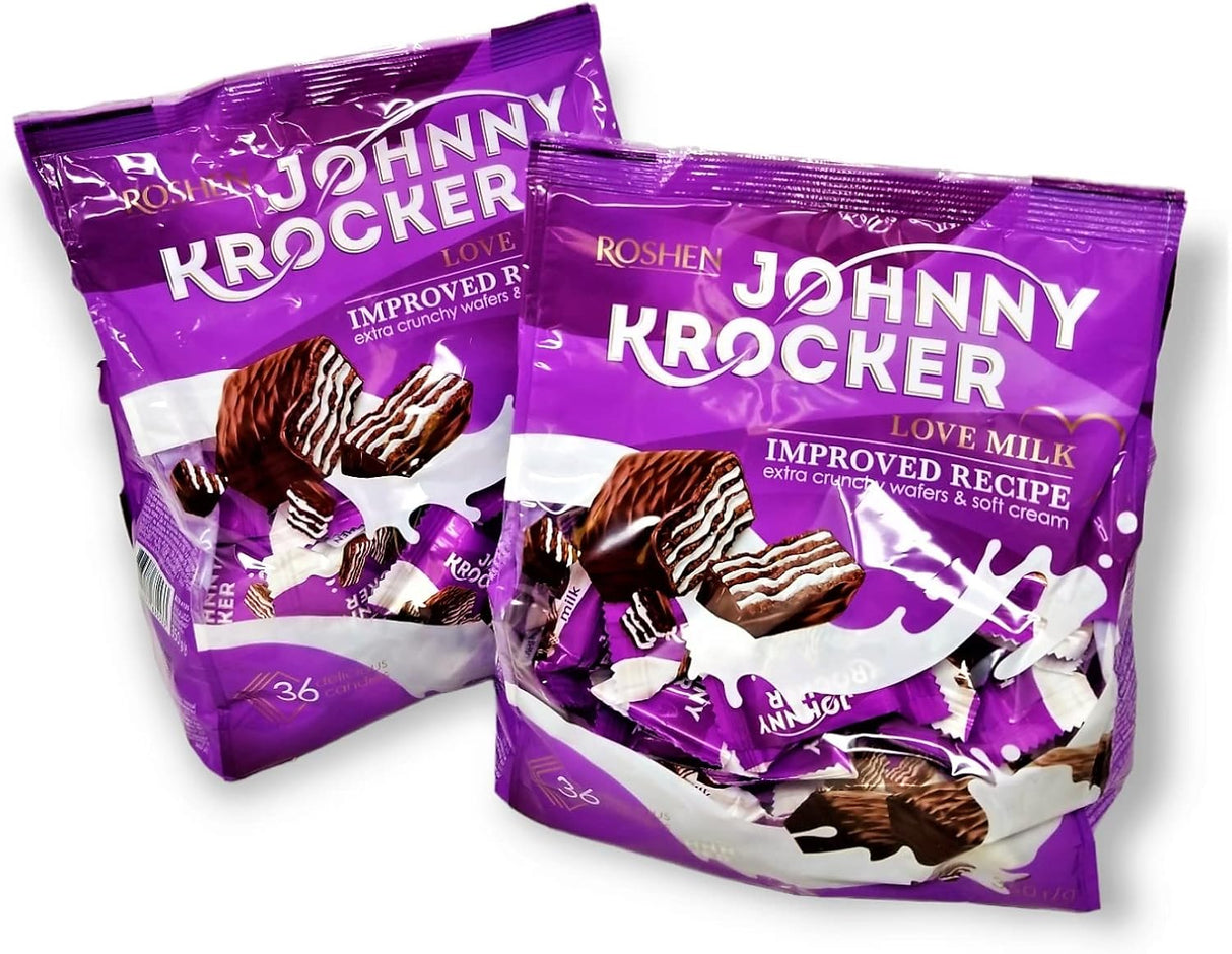 Roshen Johnny Krocker Milk Bag 350g - 2kShopping