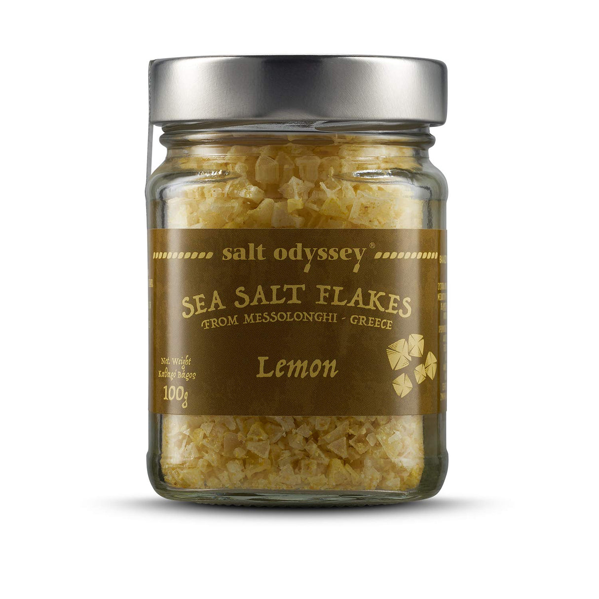 Organic Sea Salt Flakes with Lemon 100g | رقائق ملح البحر العضوي مع الليمون - 2kShopping
