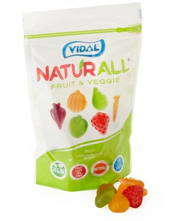 VIDAL NATURALL Fruit and Veggie 180g | فيدال جيلي الفواكه - 2kShopping