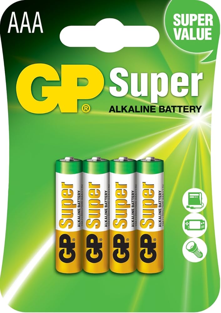 Gp Battery Super Alkaline AAA*4 Pcs - 2kShopping