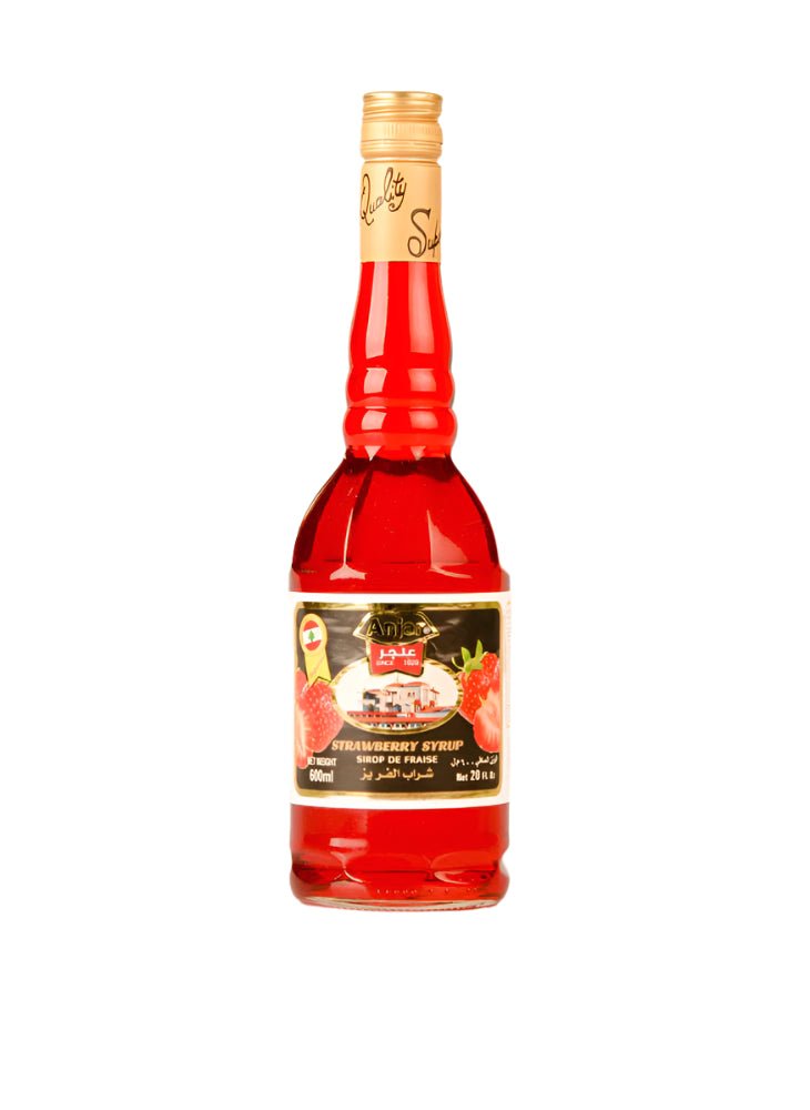 Anjar Strawberry Syrup 600ml | عنجر شراب الفريز - 2kShopping