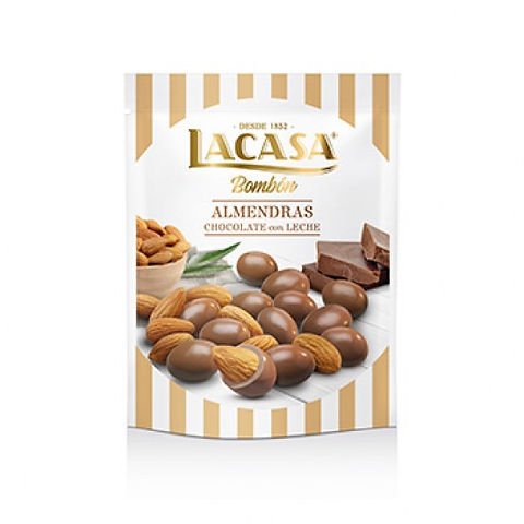 Lacasa Chocolate Almond 125g | لاكازا شوكولاتة باللوز - 2kShopping