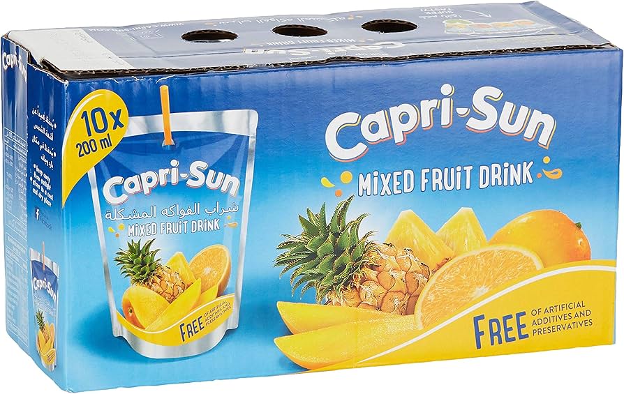 Capri-Sun Fruit Nectar Mixed Fruit 10 x 200ml | كابري سن عصير الفواكه المشكلة