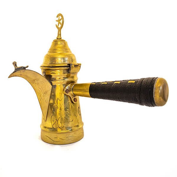 Arabic Dallah Shamiya Coffee Pot | دلة قهوة ذهبية شامية - 2kShopping