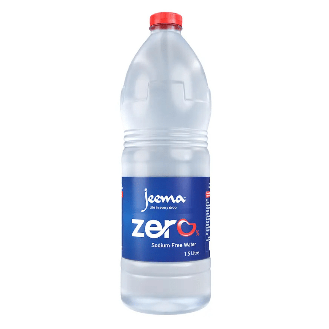 Jeema Mineral Water Bottle Zero Sodium 1.5 L | جيما مياه معدنية خالية من الصوديوم - 2kShopping