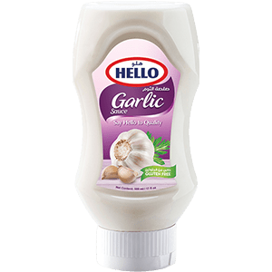 Hello Garlic Sauce 12 x 500ml | هلو صلصة الثوم - 2kShopping