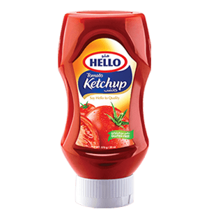 Hello Regular Ketchup 12 x 570g | هلو صلصة الكاتشب - 2kShopping