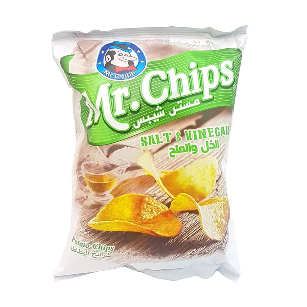 Mr Chips Salt and Vinegar 155g | مستر شيبس بالخل والملح1 - 2kShopping