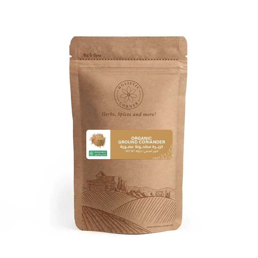 Holistic Corner Organic Corianders Ground 85g | كزبرة مطحونة عضوية - 2kShopping