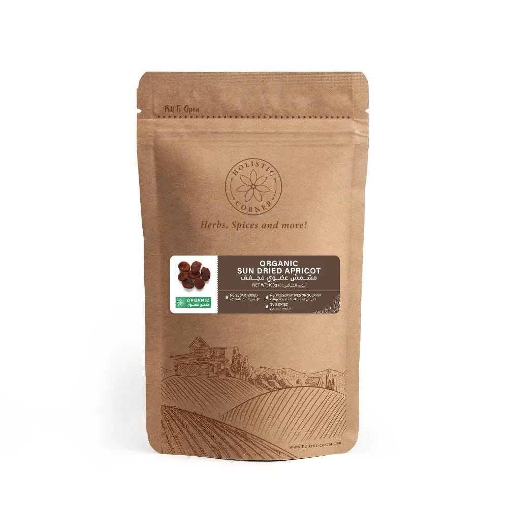 Holistic Corner Organic Sun - dried Apricot 100g | مشمش عضوي مجفف - 2kShopping