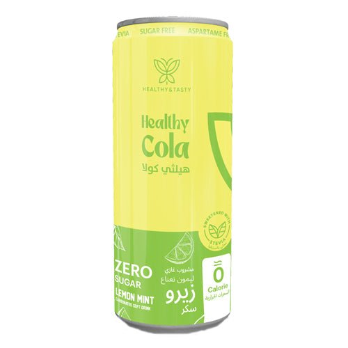 Healthy Lemon Mint Zero 250ml | هيلثي مشروب غازي الليمون والنعنع - 2kShopping