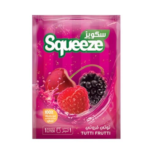 Squeeze Tutti Frutti Instant Drink 30g | سكويز شراب التوت - 2kShopping
