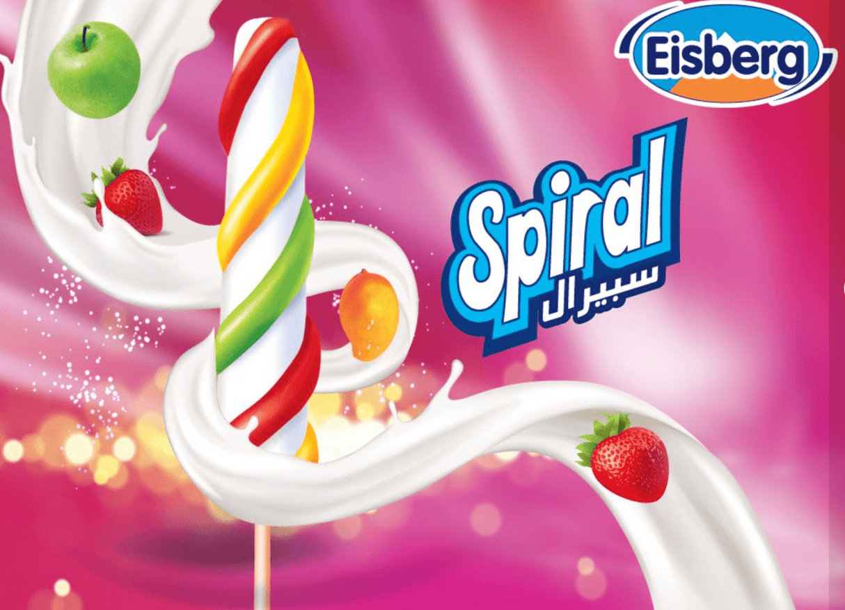 Eisberg Ice Cream Spiral 60g | ايسبيرج ايسكريم سبيرال - 2kShopping