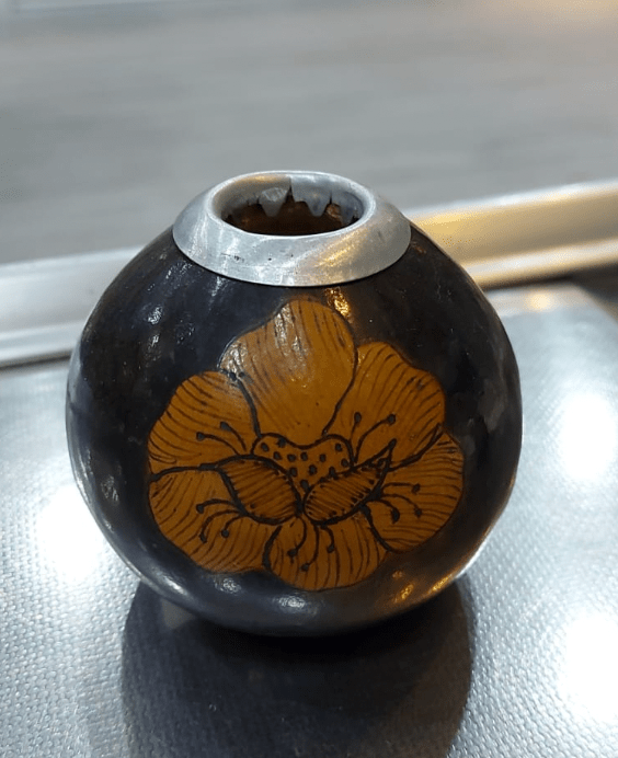 Vintage Painted Yerba Mate Gourds | جوزات متة - 2kShopping