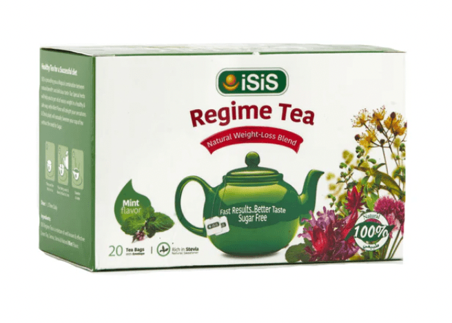 iSiS Regime Tea with Mint 20 sachets | ايزيس شاي الريجيم بالنعنع - 2kShopping