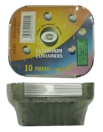 HTE Aluminum Containers Size 1 | اطباق المنيوم قياس 1 - 2kShopping