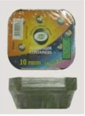 HTE Aluminum Containers Size 2 | اطباق المنيوم قياس 2 - 2kShopping