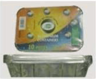 HTE Aluminum Containers Size 4 | اطباق المنيوم قياس 4 - 2kShopping