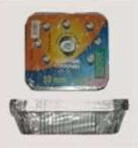 HTE Aluminum Containers Size 6 | اطباق المنيوم قياس 6 - 2kShopping