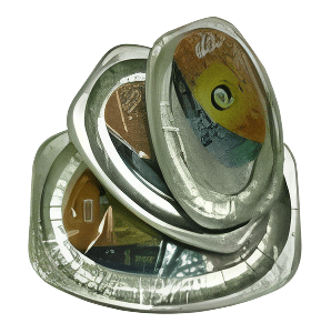 HTE Aluminum Platters M | اطباق مسطحة المنيوم وسط - 2kShopping