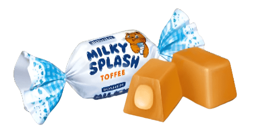 Roshen Milky Splash Toffee 250g | روشن توفي سبلاش بالحليب - 2kShopping