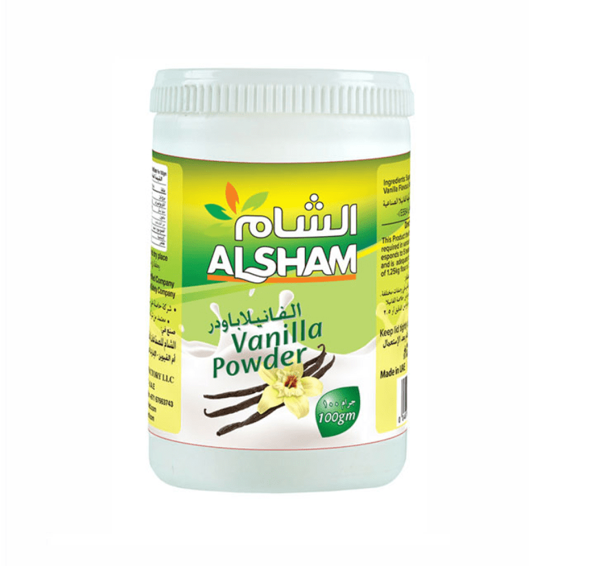 Al Sham Vanilla Powder 100g | الشام مسحوق الفانيلا - 2kShopping