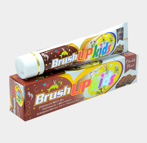 Brush Up Kids Toothpaste Chocolate 70g | معجون أسنان للأطفال بالشوكولاتة - 2kShopping