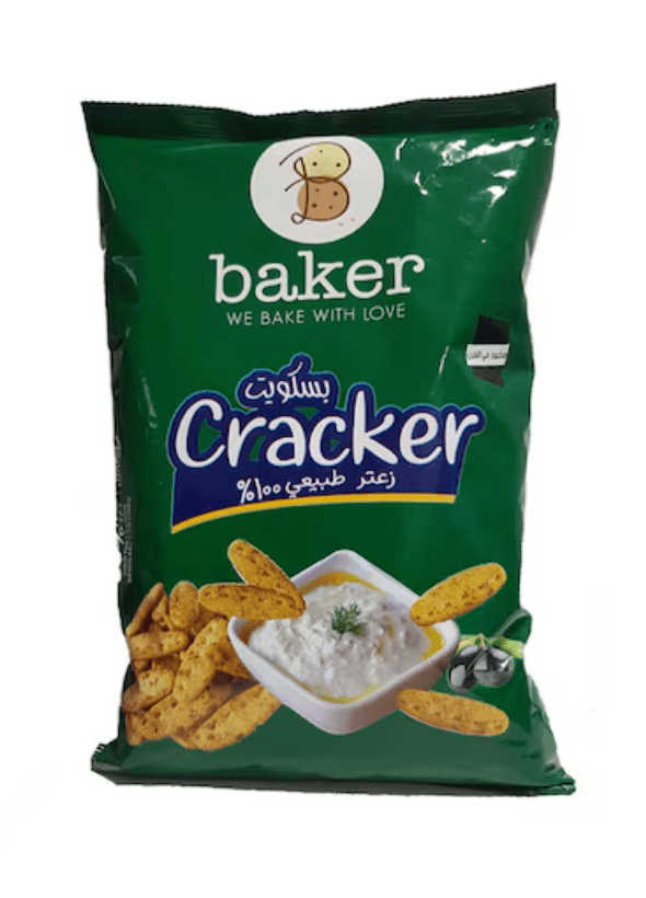 Baker Pretzels Original with Zaatar 45g | بسكوت برتزيل زعتر طبيعي - 2kShopping