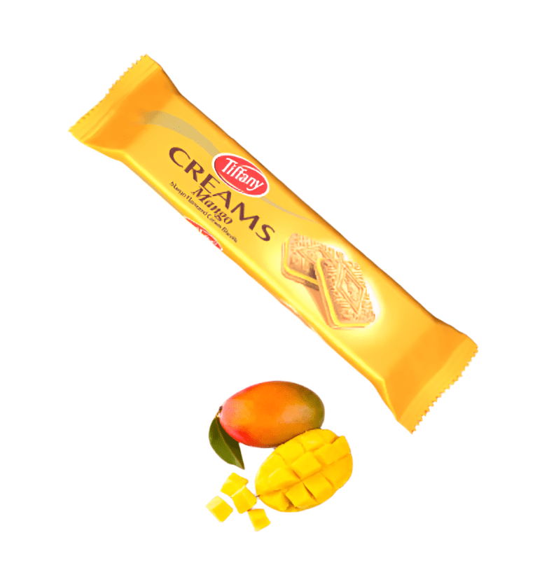 Tiffany Creams Mango 80g | تيفاني بسكويت محشي بالمانجو - 2kShopping