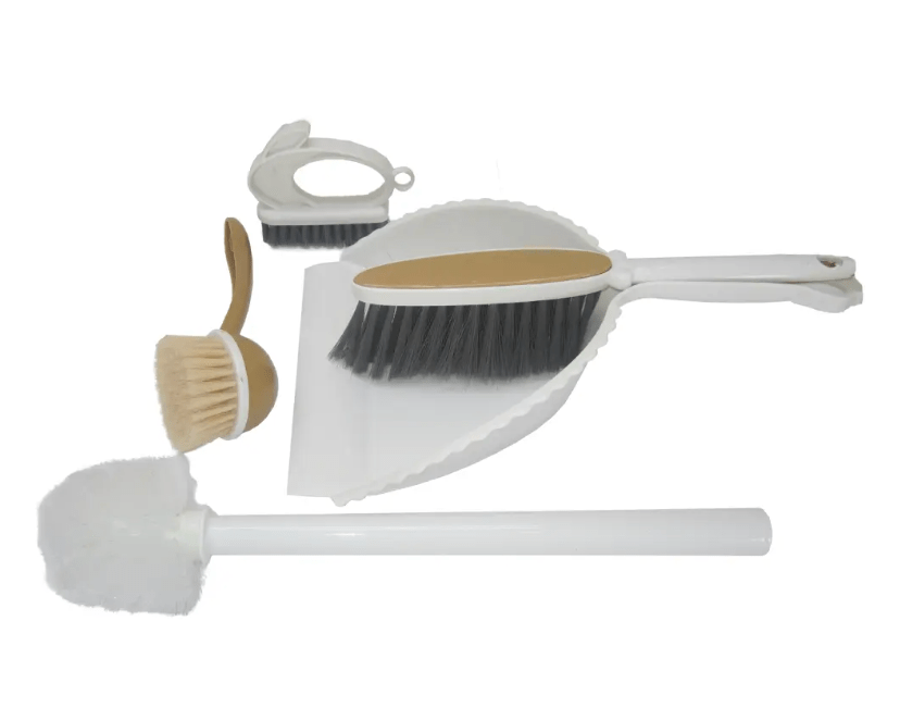 Moonlight Dustpan 4pcs Set | طقم فراشي مع جاروف - 2kShopping
