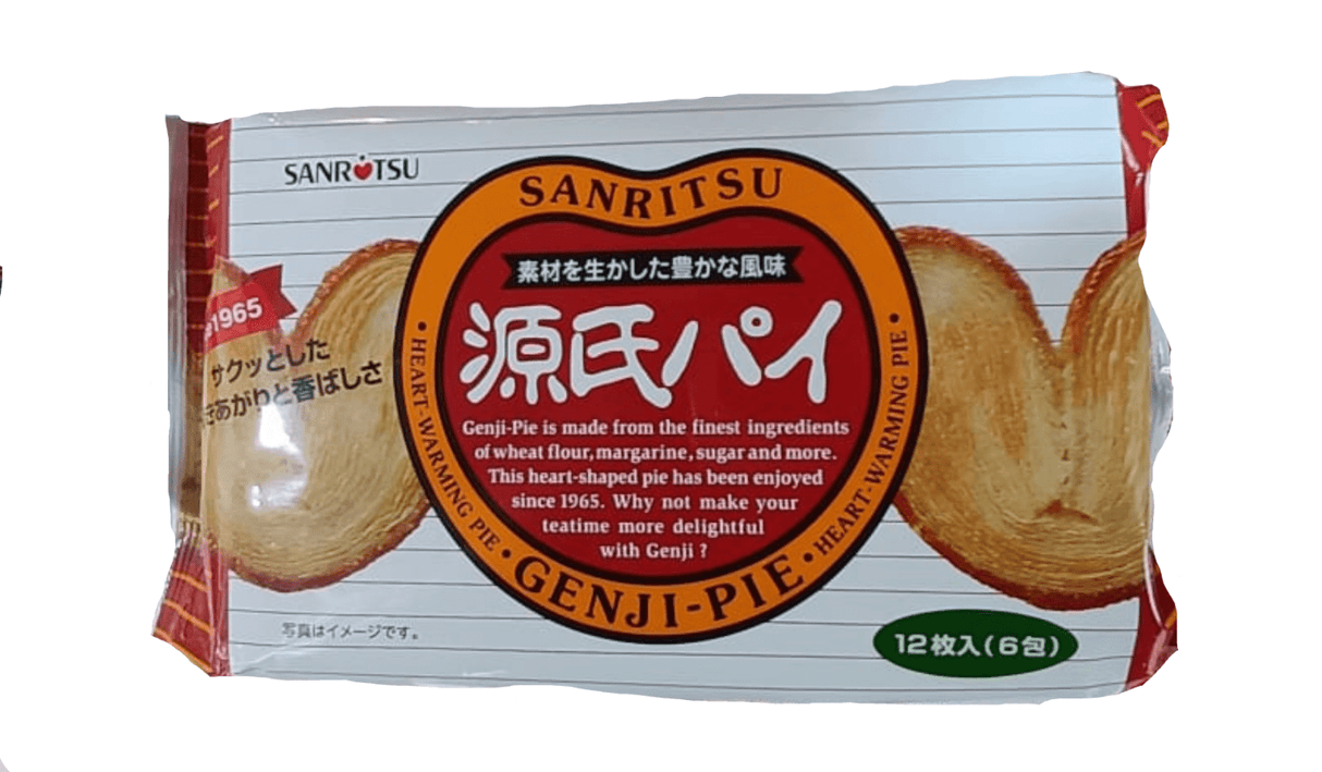 Japanese Sanritsu Genji Pie 12pcs | بسكوت هش مغطي بالسكّر - 2kShopping